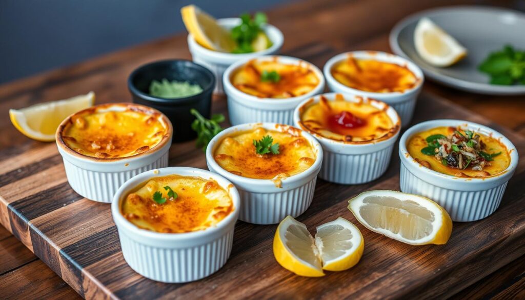 delicious crab brulee variations